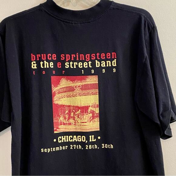 Bruce Springsteen The E Street Band 1999 All Sport Tour NJ T Shirt Men’s Large - Picture 6 of 14